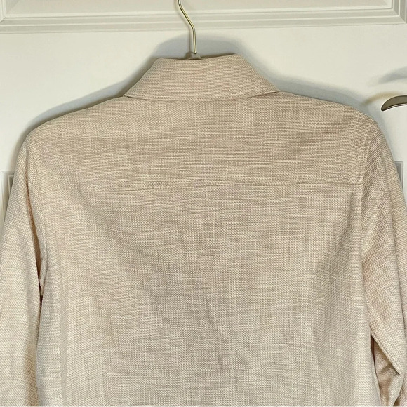 Banana Republic Canvas Shirt Jacket shacket cream 29819 - Picture 10 of 16